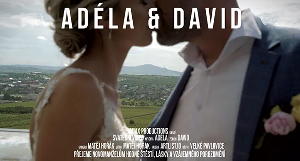 Svatební video Adéla & David – svatební kameraman Jamax