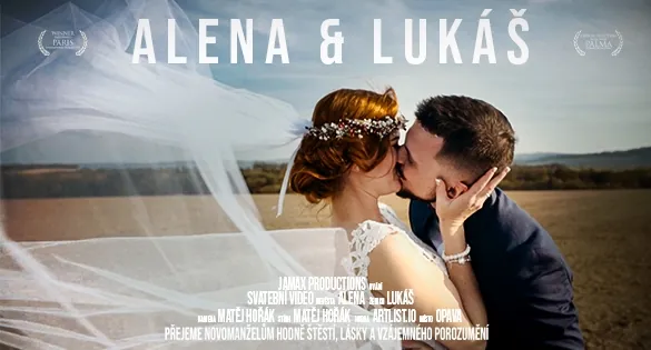 Svatební video Alena & Lukáš – svatební kameraman Jamax