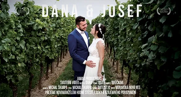 Svatební video Dana & Josef – svatební kameraman Jamax