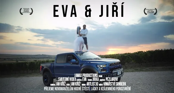 Svatební video Eva & Jiří – svatební kameraman Jamax