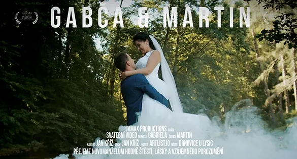Svatební video Gabča & Martin – svatební kameraman Jamax