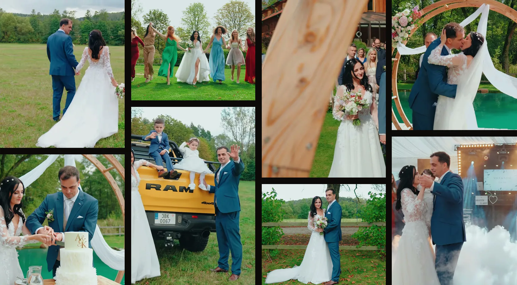 Fotogalerie ze svatby Alice & Kamil – svatební video Jamax