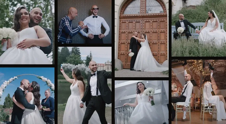Fotogalerie ze svatby Denisa & Jan – svatební video Jamax