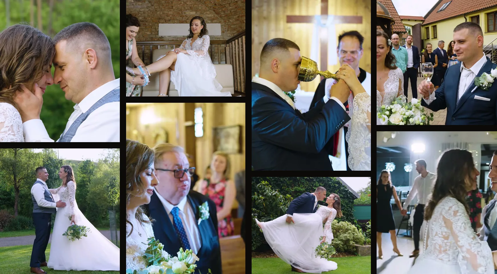 Fotogalerie ze svatby Denisa & Erik – svatební video Jamax
