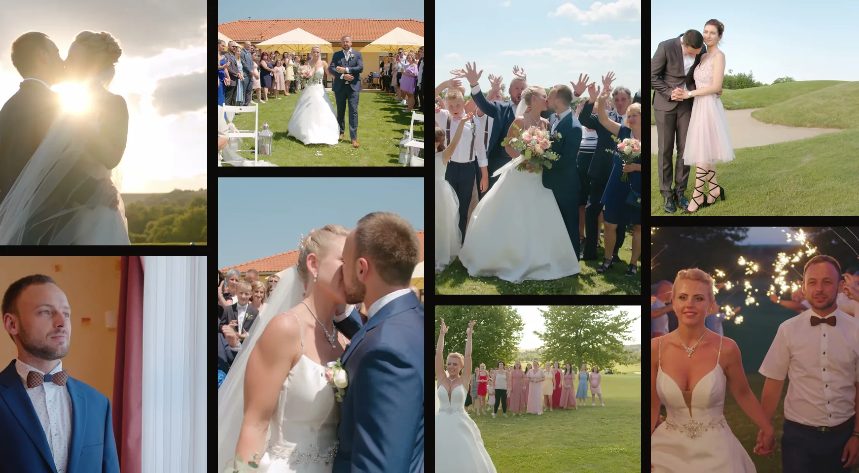 Fotogalerie ze svatby Gabriela & Tomáš – svatební video Jamax