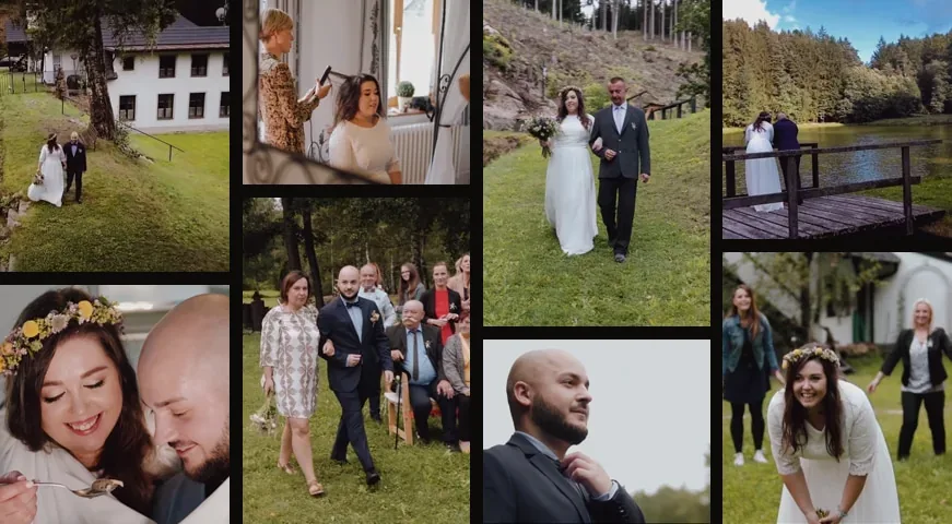 Fotogalerie ze svatby Julie & Michal – svatební video Jamax
