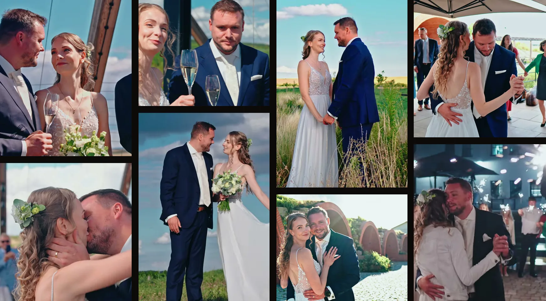 Fotogalerie ze svatby Kristýna & Tomáš – svatební video Jamax