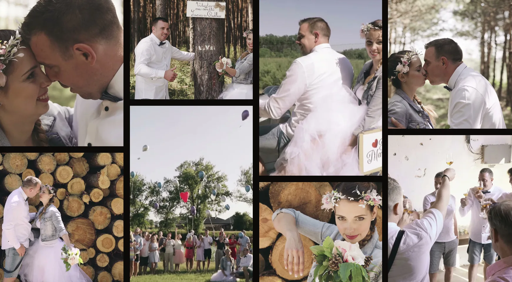 Fotogalerie ze svatby Lucie & Radek – svatební video Jamax