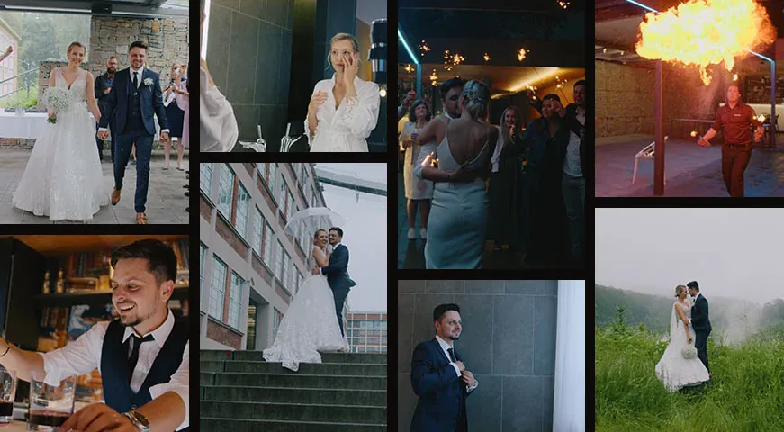 Fotogalerie ze svatby Míša & Filip – svatební video Jamax