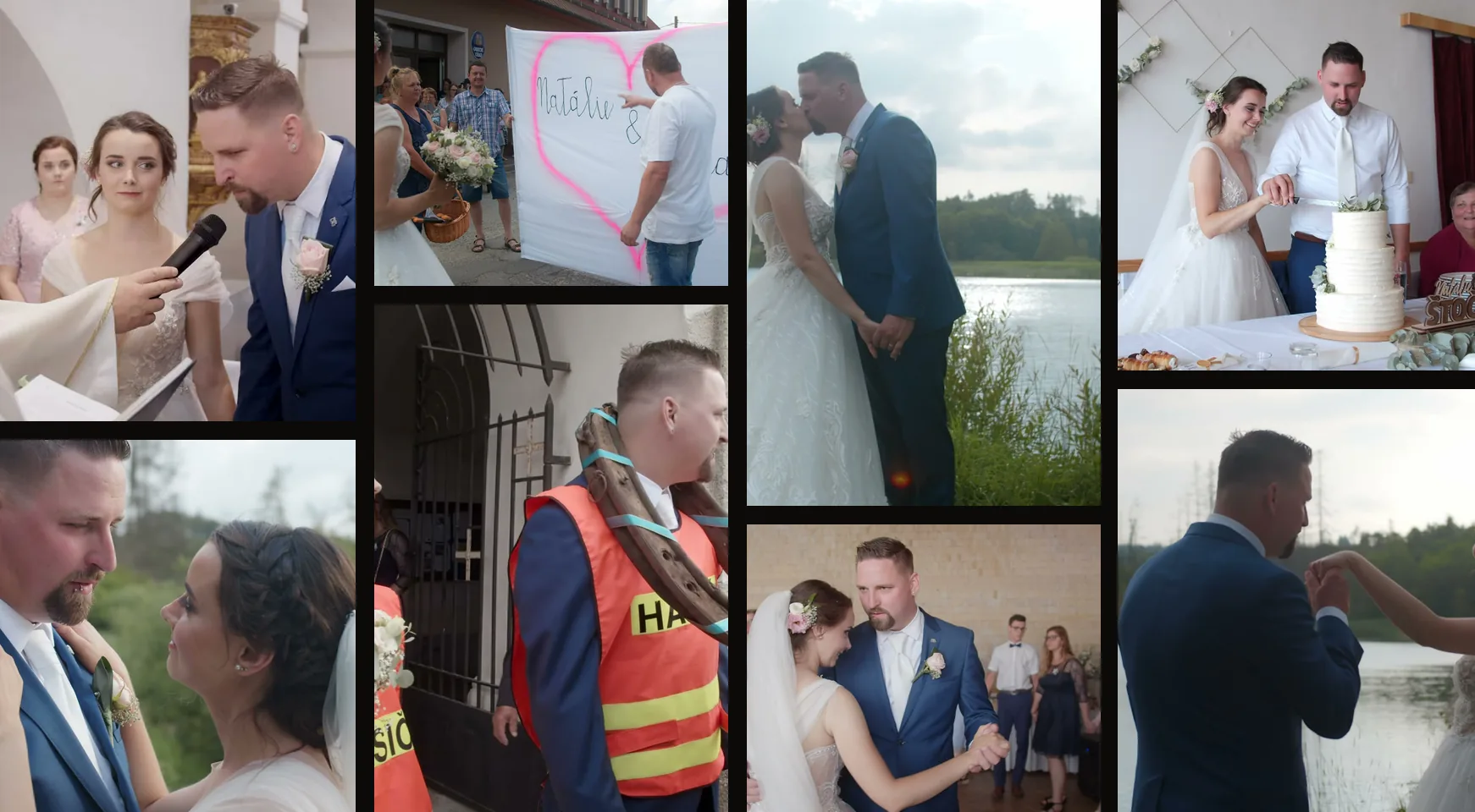 Fotogalerie ze svatby Natálie & Michal – svatební video Jamax
