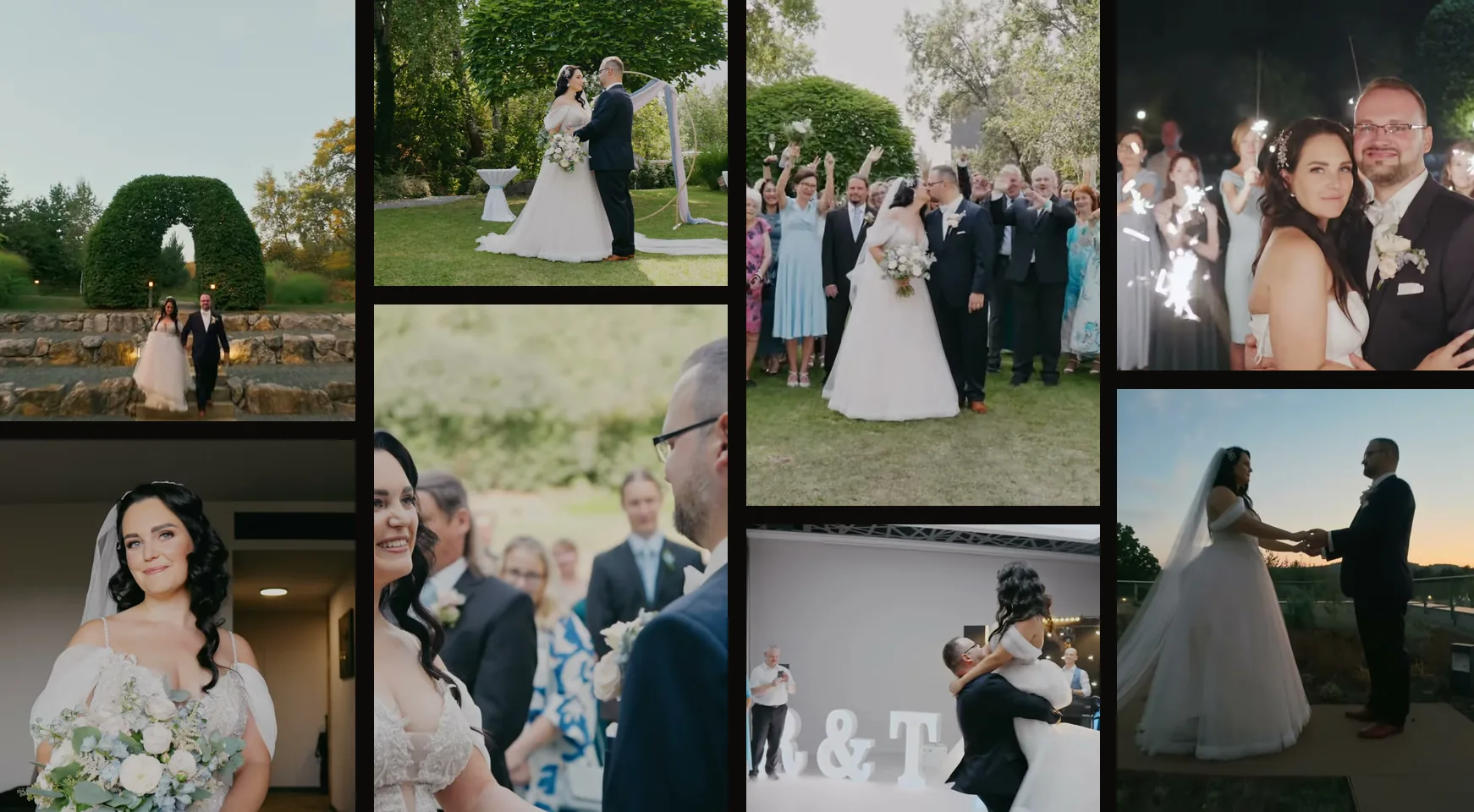 Fotogalerie ze svatby Romana & Tomáš – svatební video Jamax