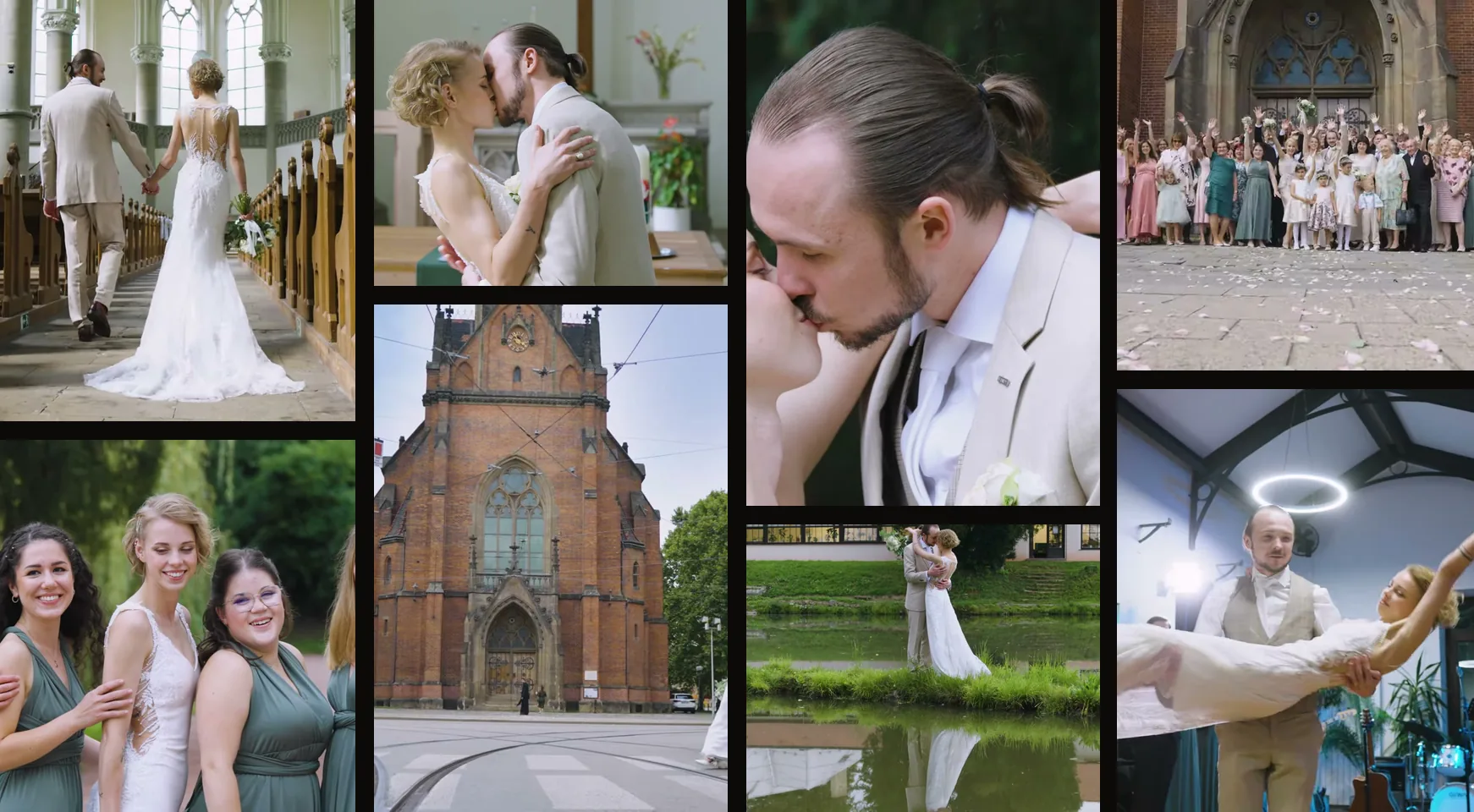 Fotogalerie ze svatby Simona & David – svatební video Jamax