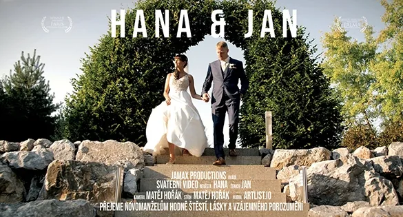 Svatební video Hana & Jan – svatební kameraman Jamax