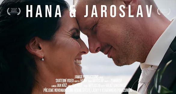 Svatební video Hana & Jaroslav – svatební kameraman Jamax
