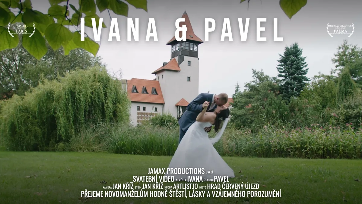 Svatební video Ivana & Pavel – Hrad Červený Újezd – svatební kameraman Jamax