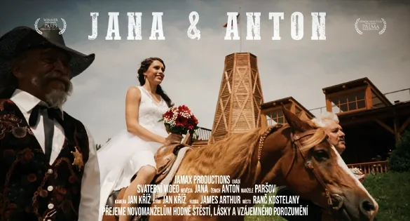 Svatební video Jana & Anton – svatební kameraman Jamax