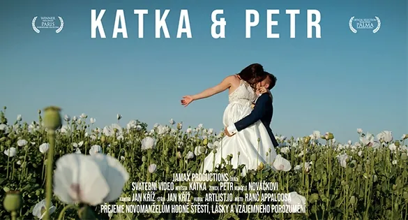 Svatební video Katka & Petr – svatební kameraman Jamax
