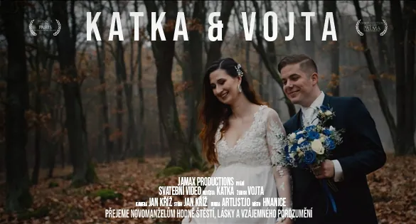 Svatební video Katka & Vojta – svatební kameraman Jamax