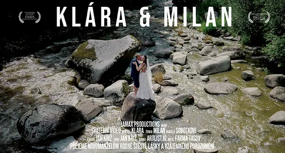 Svatební video Klára & Milan – svatební kameraman Jamax