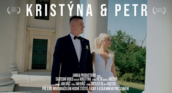 Svatební video Kristýna & Petr – svatební kameraman Jamax