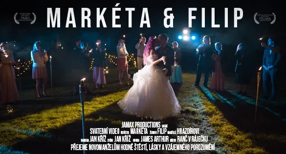 Svatební video Markéta & Filip – svatební kameraman Jamax