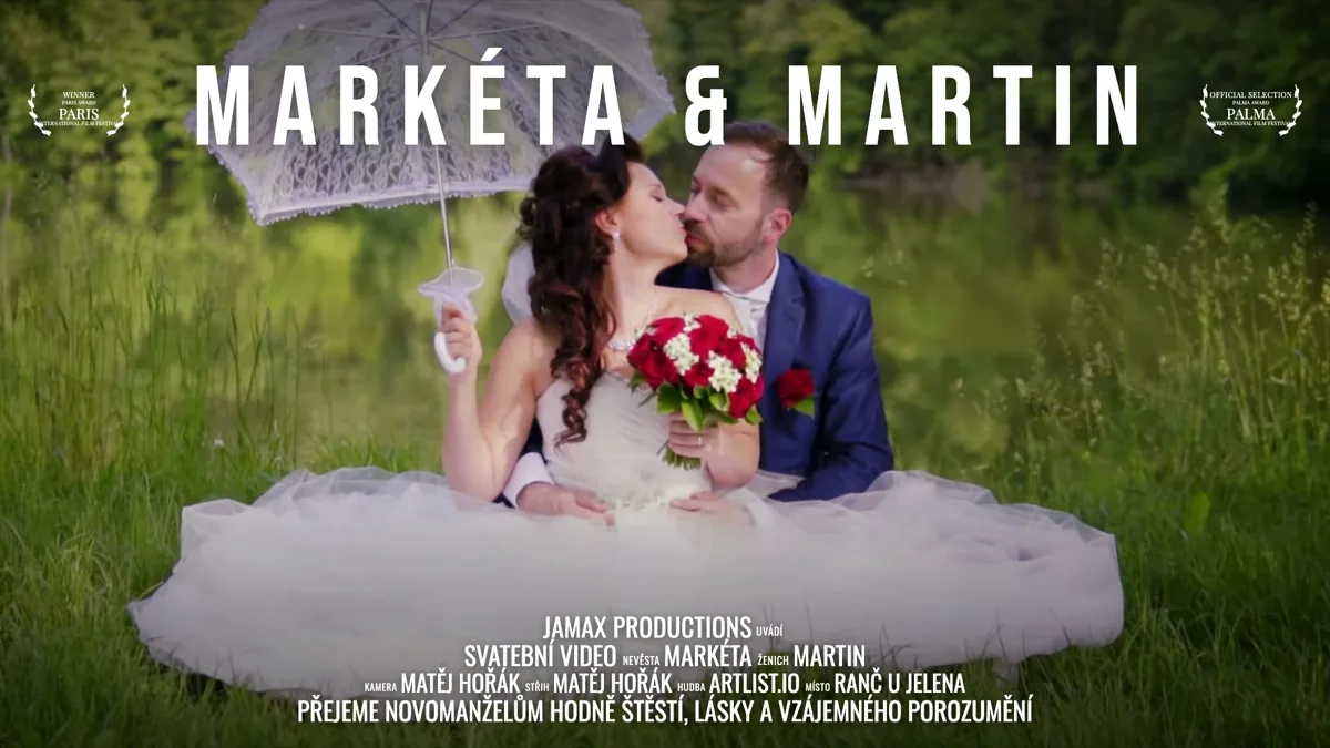 Svatební video Markéta & Martin – Ranč u Jelena – svatební kameraman Jamax
