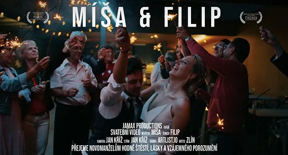 Svatební video Míša & Filip – svatební kameraman Jamax