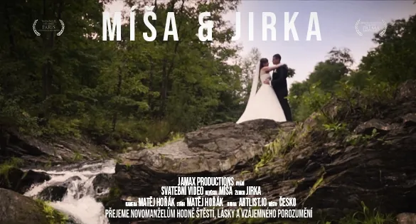 Svatební video Míša & Jirka – svatební kameraman Jamax