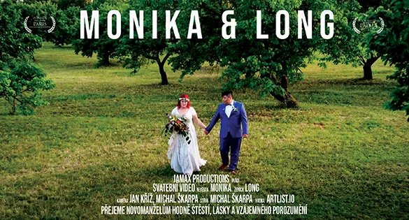 Svatební video Monika & Long – svatební kameraman Jamax