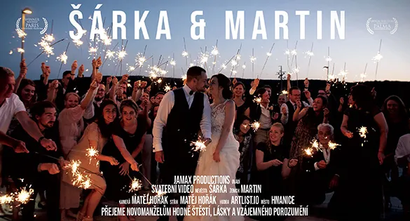 Svatební video Šárka & Martin – svatební kameraman Jamax