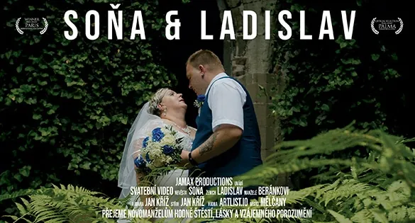 Svatební video Soňa & Ladislav – svatební kameraman Jamax