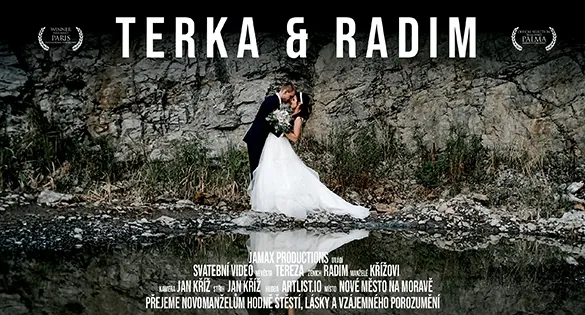 Svatební video Tereza & Radim – svatební kameraman Jamax