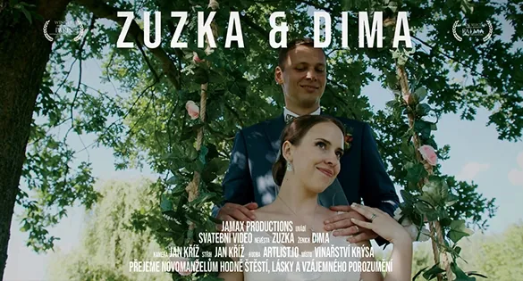 Svatební video Zuzka & Dima – svatební kameraman Jamax